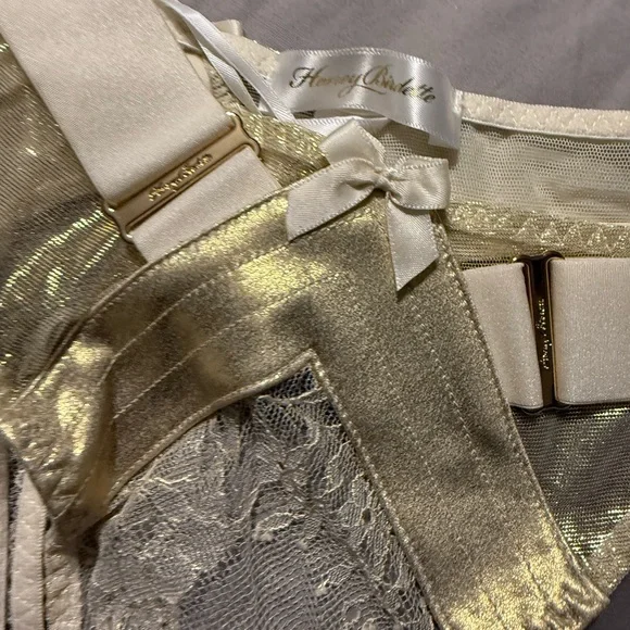 Honey Birdette Marilyn Ivory Thong - Picture 6 of 8